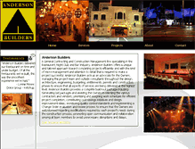 Tablet Screenshot of andersonbuilders.net